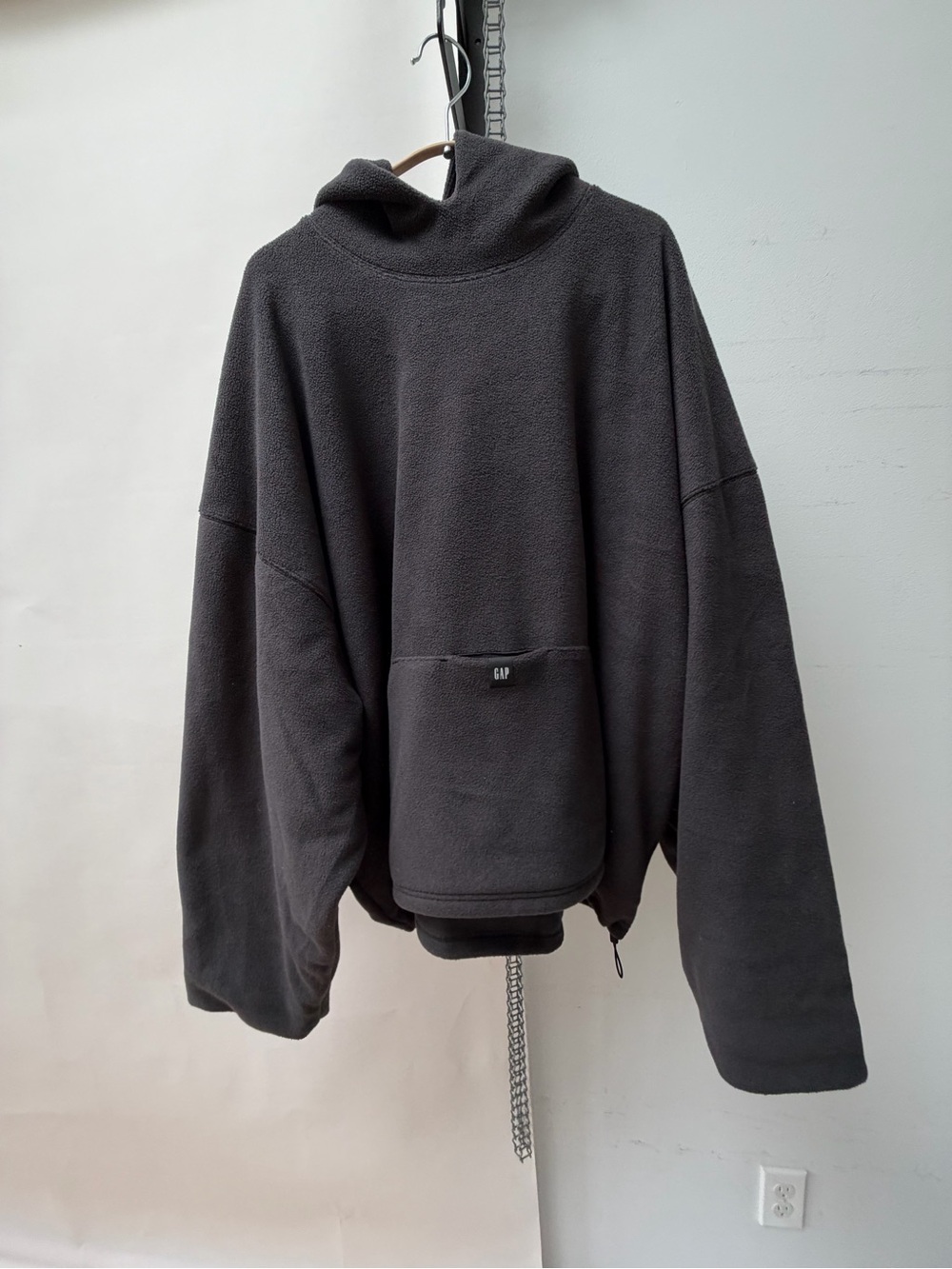 YZY GAP Men's Black Fleece Hoodie